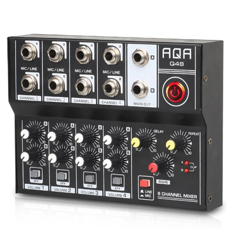 Audio Mixer Professional 8 Cha - Graded Card Display recension och pris