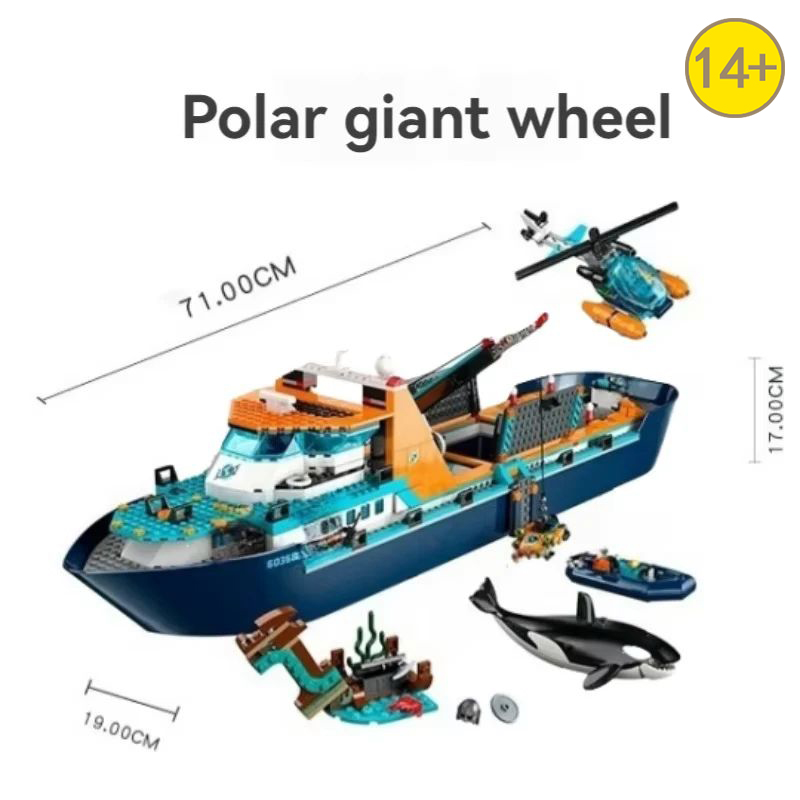 Super popular 815PCS City Deep - Lego Set City recension och pris