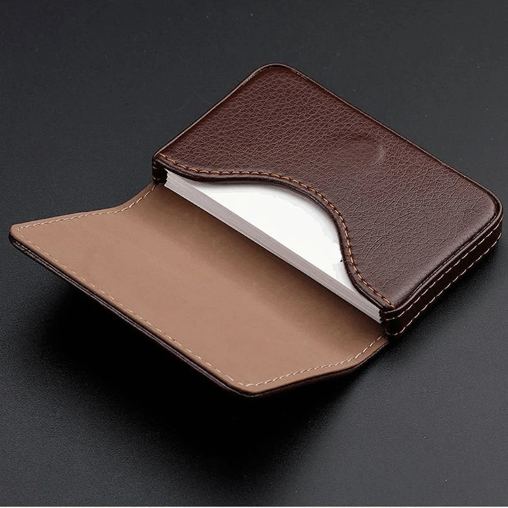 Sized Stitched PU Leather Cred - Card Top Loader recension och pris