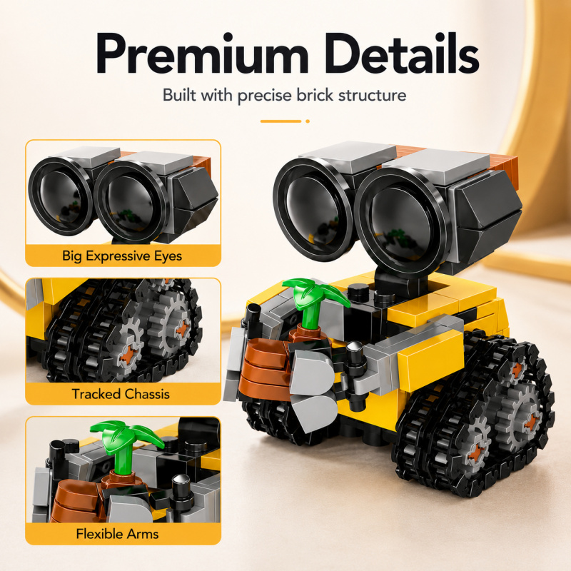 Mini Robot Building Blocks Set - Building Block Mini recension och pris