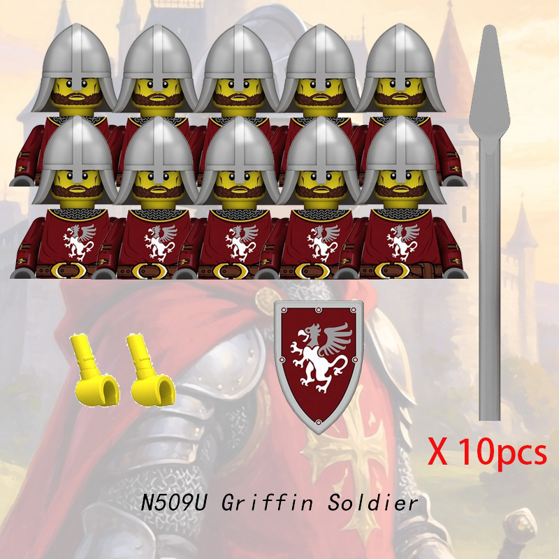 Medieval Castle Knight Minifig - Lego Minifigure Holder recension och pris