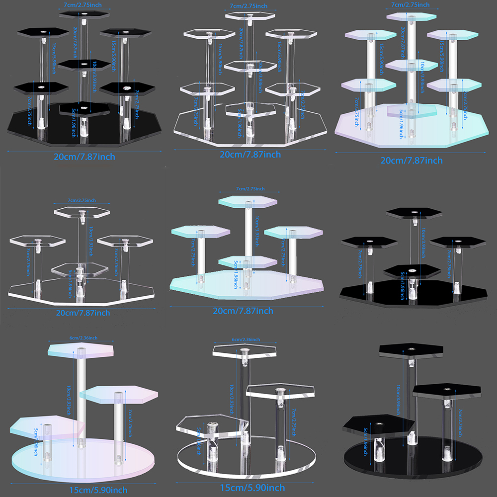 Layered Acrylic Display Stand  - Pop Display Shelf recension och pris
