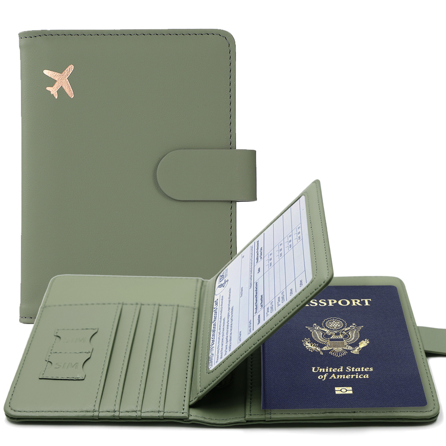 RFID Passport Cover Case Passp - Card Top Loader recension och pris
