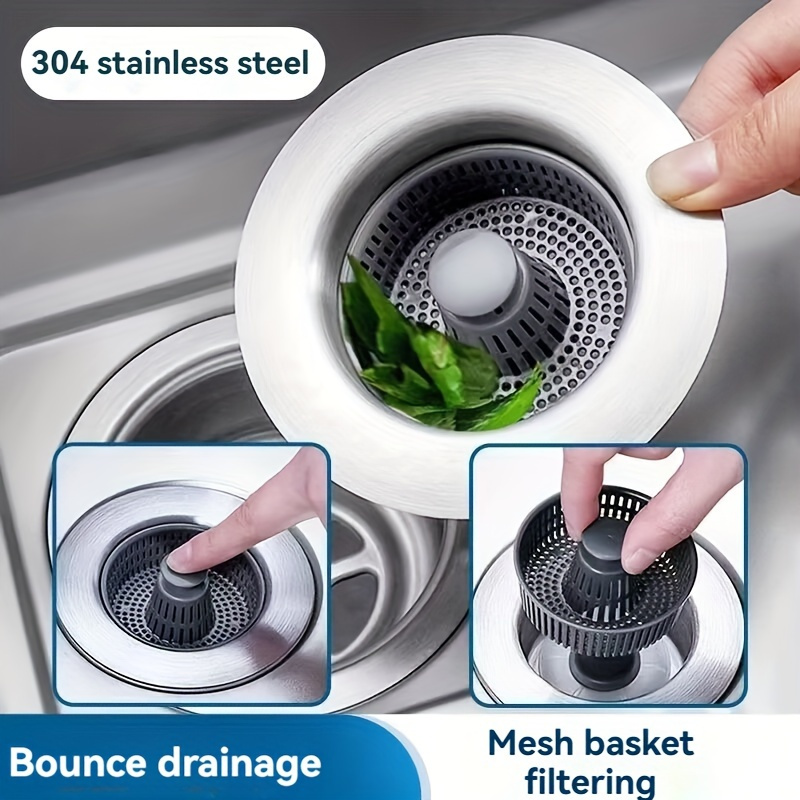 3 in 1 Kitchen Sink Drain Stra - Pop Display Shelf recension och pris