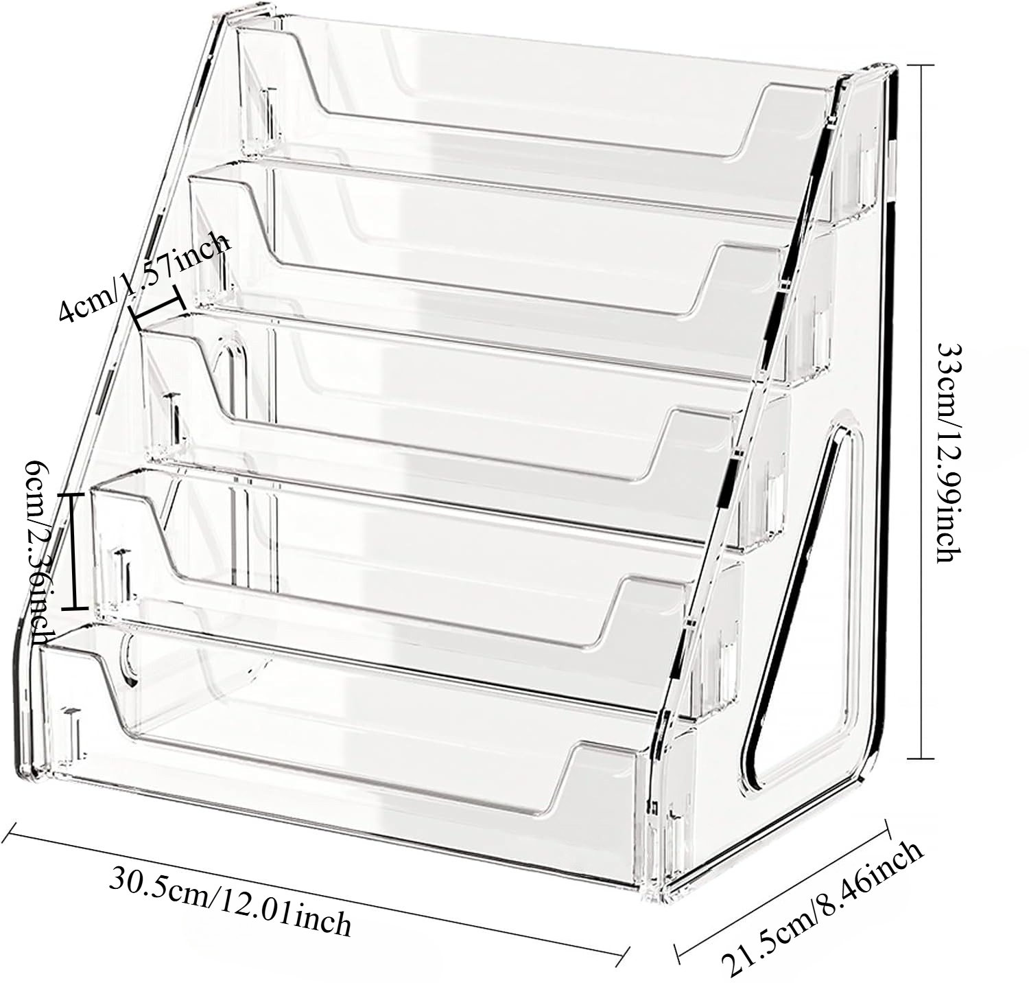 5-Tier Clear Acrylic Card Disp - Graded Card Display recension och pris
