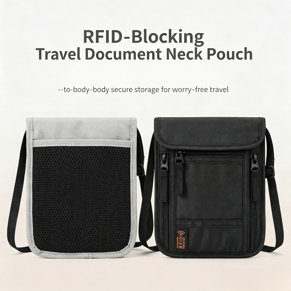 Travel Neck Wallet, RFID Block - Card Top Loader recension och pris