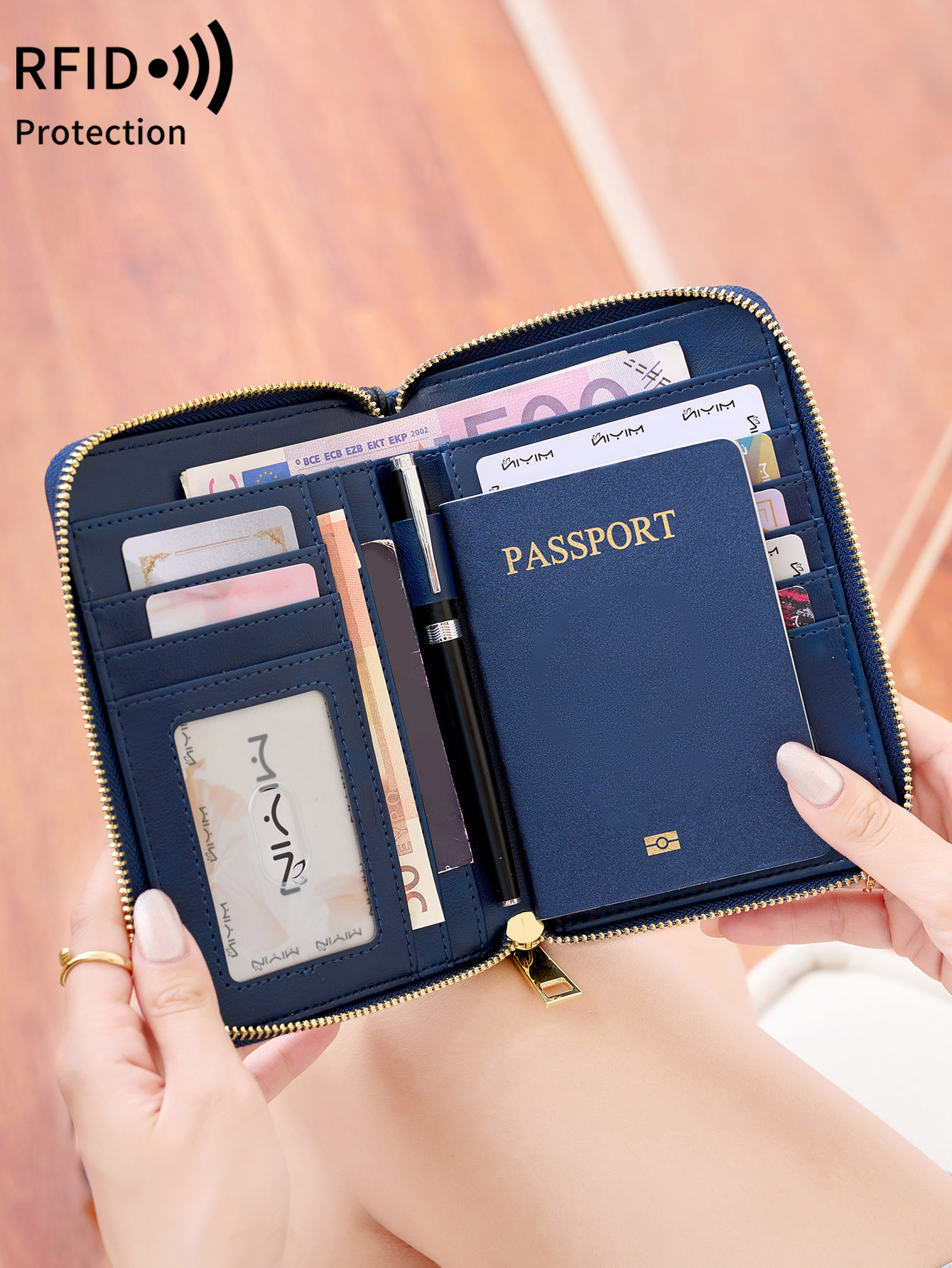 RFID Shielded Passport Holder  - Card Top Loader recension och pris
