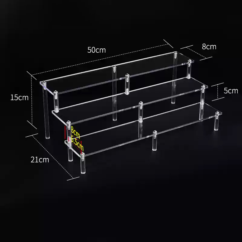 Acrylic Riser Display Shelf,3  - Pop Display Shelf recension och pris